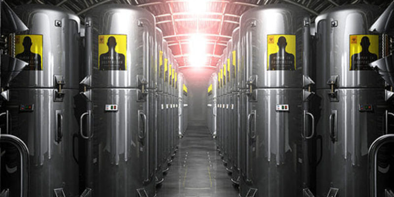 cryonics containers
