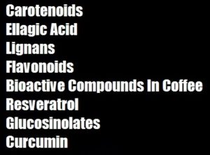 list of-phytonutrients