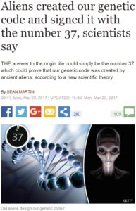 alien DNA mitochondria genetic code